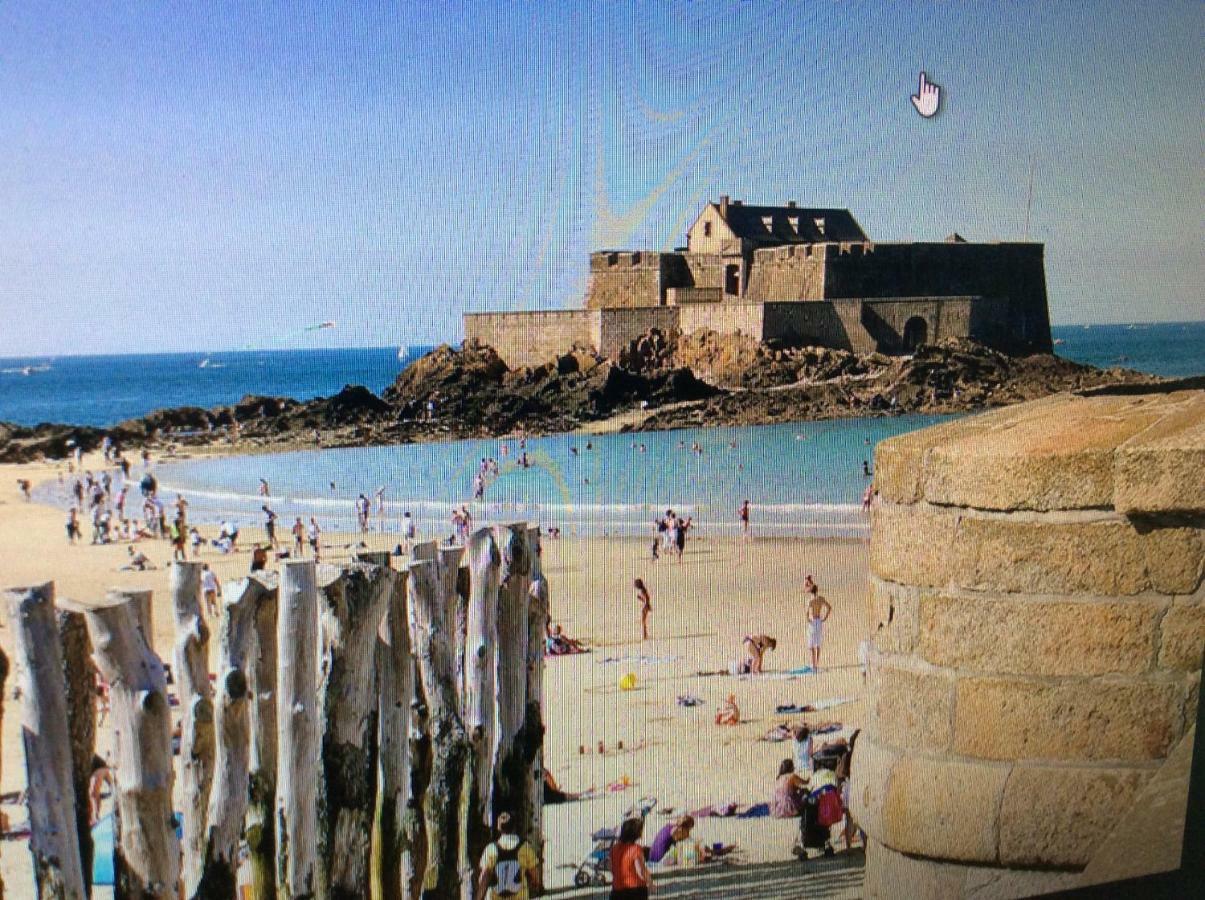 Le Dauphine 20M De La Plage 圣马洛 外观 照片